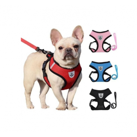 Шлейка с поводком для собак кошек средних и мелких пород  оптом-4