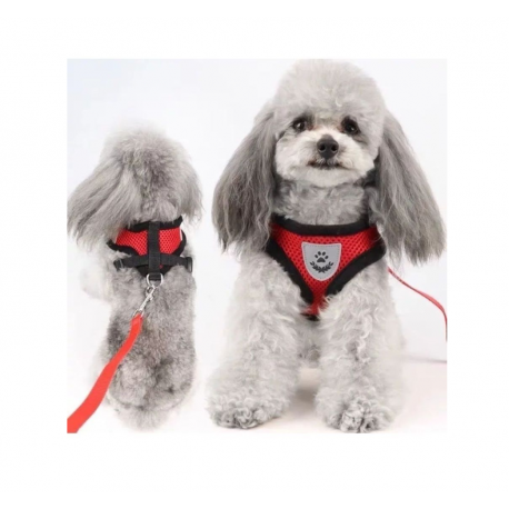 Шлейка с поводком для собак кошек средних и мелких пород  оптом-7