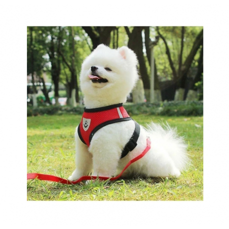 Шлейка с поводком для собак кошек средних и мелких пород  оптом-8