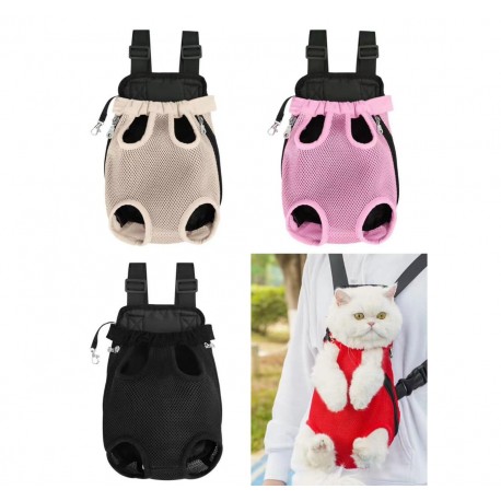 Сетчатый дышащий рюкзак-переноска для маленьких и средних животных  оптом-2