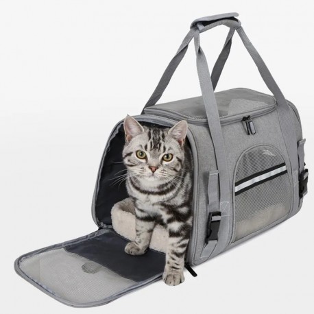 Сумка-переноска на плечо для мелких пород домашних животных до 5 кг  оптом-3