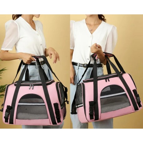 Сумка-переноска на плечо для мелких пород домашних животных до 5 кг  оптом-13