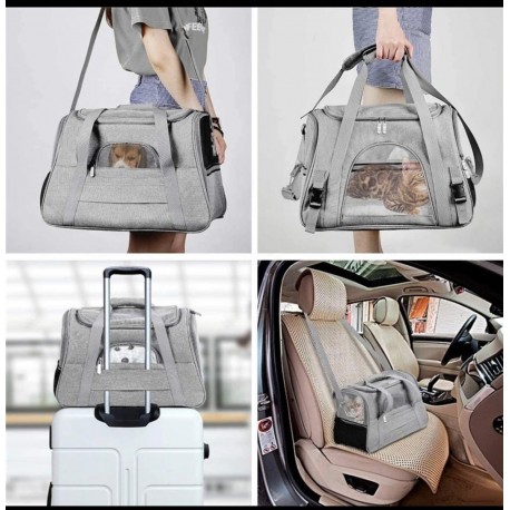 Сумка-переноска на плечо для мелких пород домашних животных до 5 кг  оптом-11