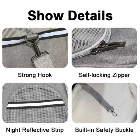 Сумка-переноска на плечо для мелких пород домашних животных до 5 кг  оптом-8