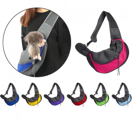 Сумка-слинг для маленьких собак, кошек на плечо  оптом-8