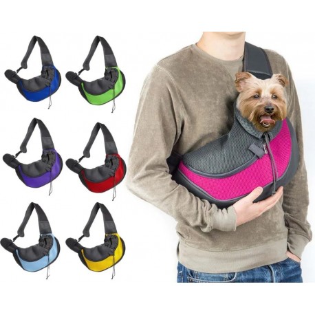 Сумка-слинг для маленьких собак, кошек на плечо  оптом-1
