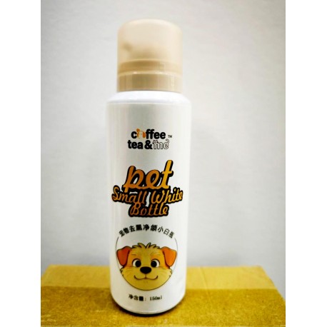 Пенка coffee tea&me Pet Small White Bottle для чистки мордочки собак и кошек 150 мл оптом-1