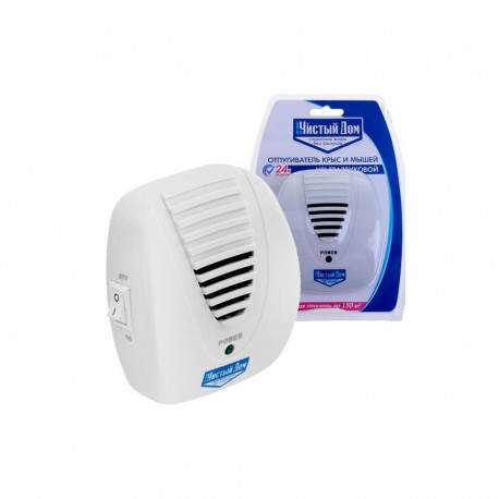 Ультразвуковой отпугиватель против крыс и мышей Чистый дом  оптом