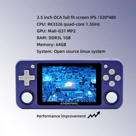 Портативная игровая консоль Anbernic RG351P 2500 классических игр  оптом-7
