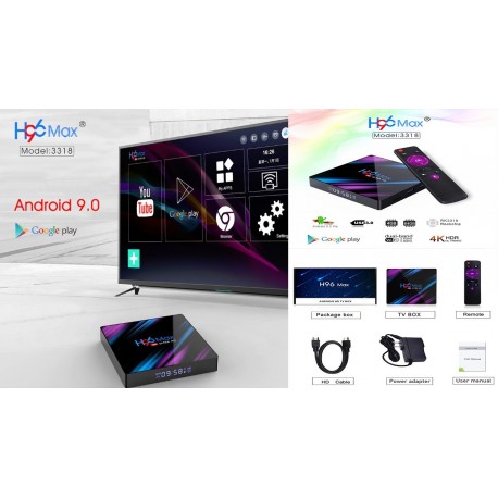 Приставка Smart TV H96 MAX Model 3318  оптом-5
