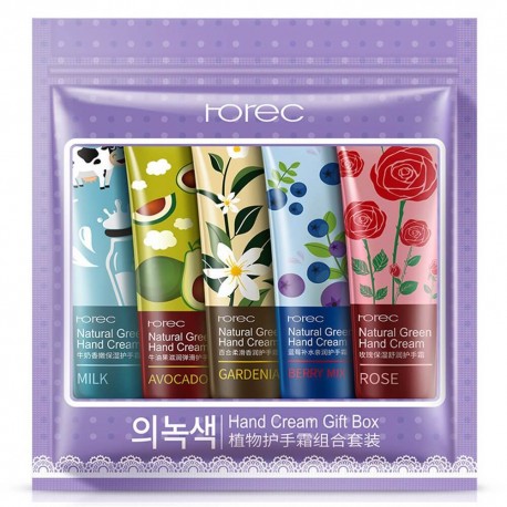 Набор натуральных кремов для рук Natural Green Plant gift box 5 шт по 30 г  оптом-2