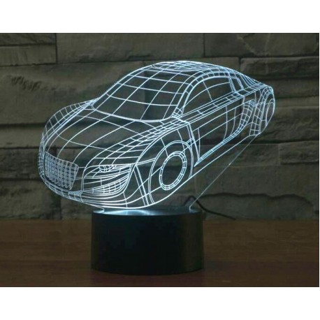 3D LED Светильник Машина  оптом