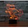 3D Светильник семицветный Динозавр  оптом