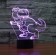 3D Светильник семицветный Динозавр  оптом