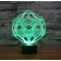 3D Светильник семицветный Оптическая иллюзия  оптом