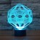3D Светильник семицветный Оптическая иллюзия  оптом