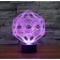 3D Светильник семицветный Оптическая иллюзия  оптом