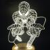 Акриловый 3D светильник Человек-паук (Spider man) оптом