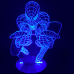 Акриловый 3D светильник Человек-паук (Spider man) оптом