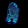 Акриловый 3D светильник Звездные войны R2D2 (Star Wars)  оптом