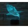 Объемный 3D светильник Акула  оптом
