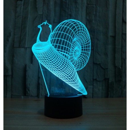 Объемный 3D светильник Улитка  оптом-3