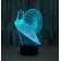 Объемный 3D светильник Улитка  оптом