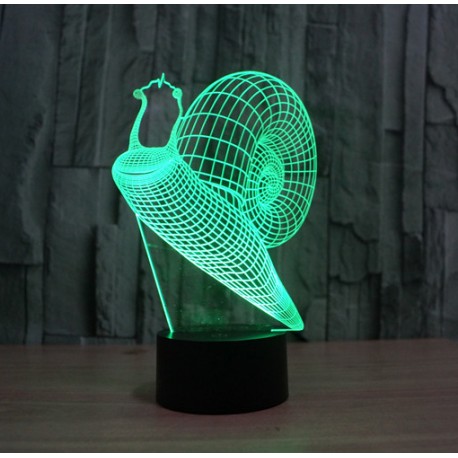 Объемный 3D светильник Улитка  оптом-1