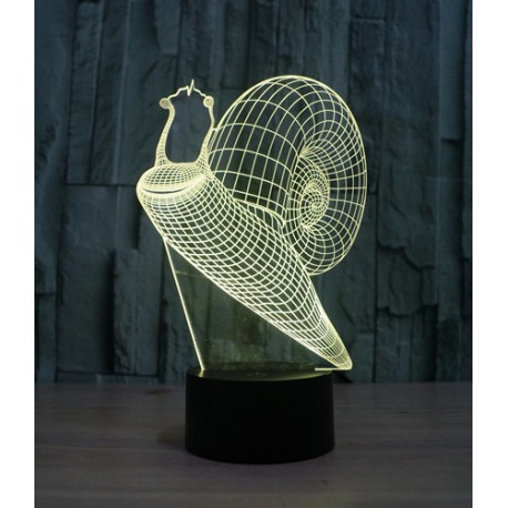 Объемный 3D светильник Улитка  оптом
