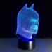 Светодиодный 3D светильник Бэтмен (Batman) оптом