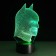 Светодиодный 3D светильник Бэтмен (Batman)  оптом