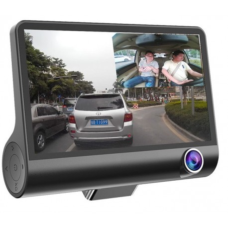 Автомобильный видеорегистратор c 3-я камерами DVR-H33  оптом-1