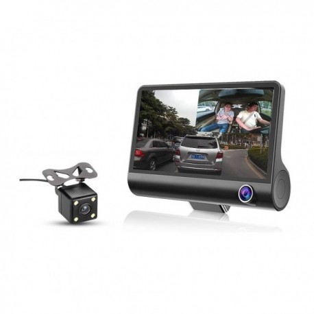 Автомобильный видеорегистратор c 3-я камерами DVR-H33  оптом