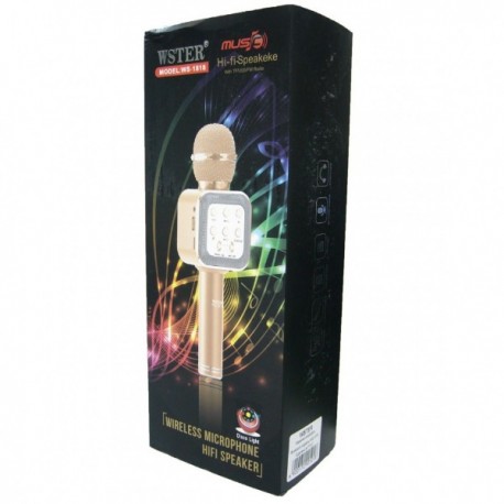 Колонка с функцией Караоке Микрофона Wster WS-1818  оптом-1