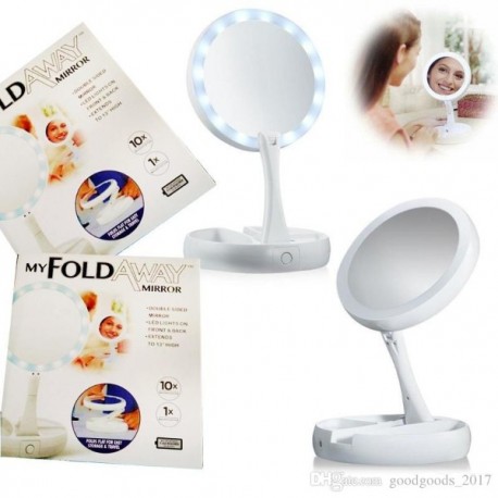 Косметическое зеркало с подсветкой My Foldaway Mirror  оптом
