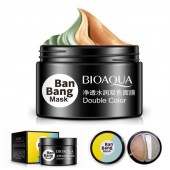 Двухфазная маска для комбинированной кожи Ban Bang mask Bioaqua 2 в 1 по 50г 