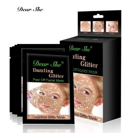 Маска Dazzling Glitter блестящая 10 шт по 18 г  оптом-3