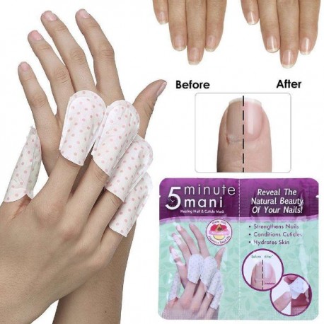Увлажняющая маска для ногтей 5 MINUTE MANI 4 шт  оптом-1
