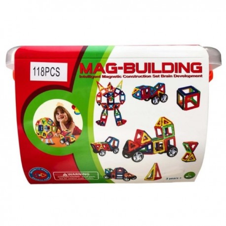 Магнитный конструктор Mag-Building 118 деталей  оптом