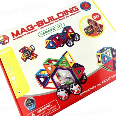 Магнитный конструктор Mag-Building 48 деталей  оптом