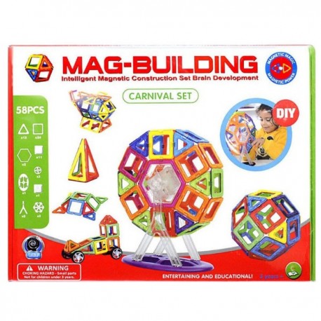 Магнитный конструктор Mag-Building 58 деталей  оптом