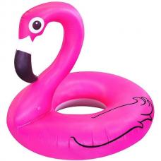 Надувной круг розовый фламинго 120 см