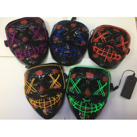 Светодиодная маска для вечеринок  оптом-5