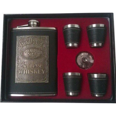 Подарочный набор: Фляжка 210 мл, воронка и 4 рюмки  оптом-4