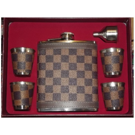 Подарочный набор: Фляжка 500 мл, воронка и 4 рюмки  оптом-2