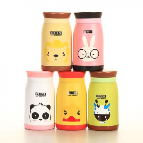 Термос животные Animal life is beautiful 260 мл   оптом
