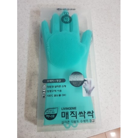 Силиконовые перчатки для мытья посуды Livingenie  оптом-2
