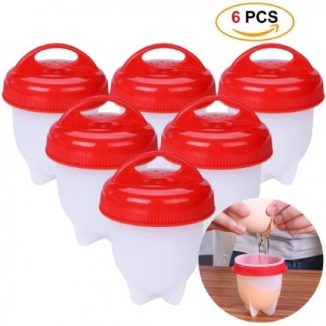 Silicone Egg Boil  формы для варки яиц без скорлупы, 6 шт  оптом