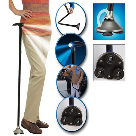 Складная трость с фонариком Trusty Cane  оптом