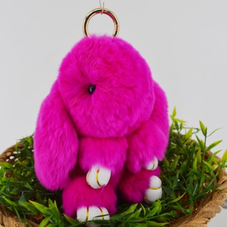 Брелок Кролик 18 см (натуральный мех)  оптом-1